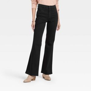 Universal Thread High-Rise Flare Jeans in Black